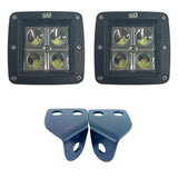 A-Pillar Pod Light Mount Brackets for Polaris RZR