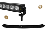HEXCORE Universal 30" Curved LED Light Bar, Flood & Spot Combo Beam with Amber & White Position Light | STL30CLB