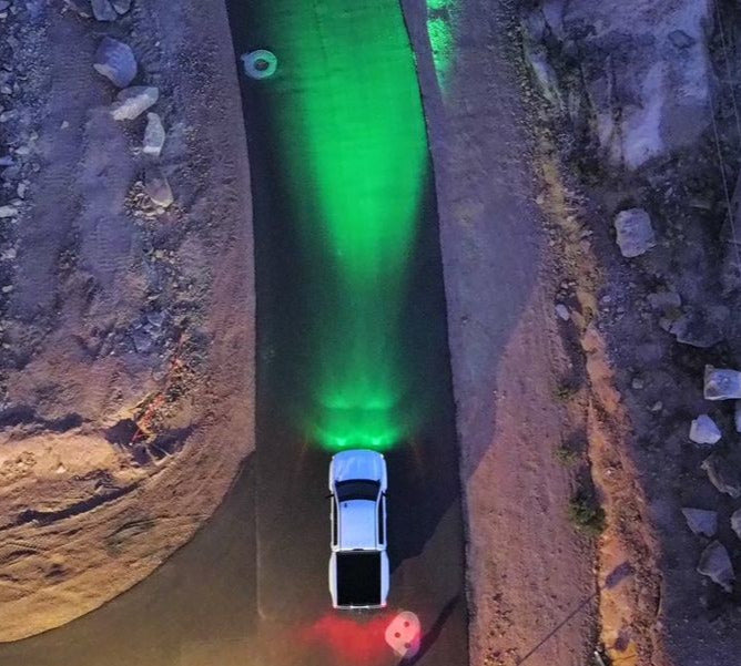 Photo of Race Series Flood LED Pod Green by GGLighting - Premium for UTVs / Side by Sides