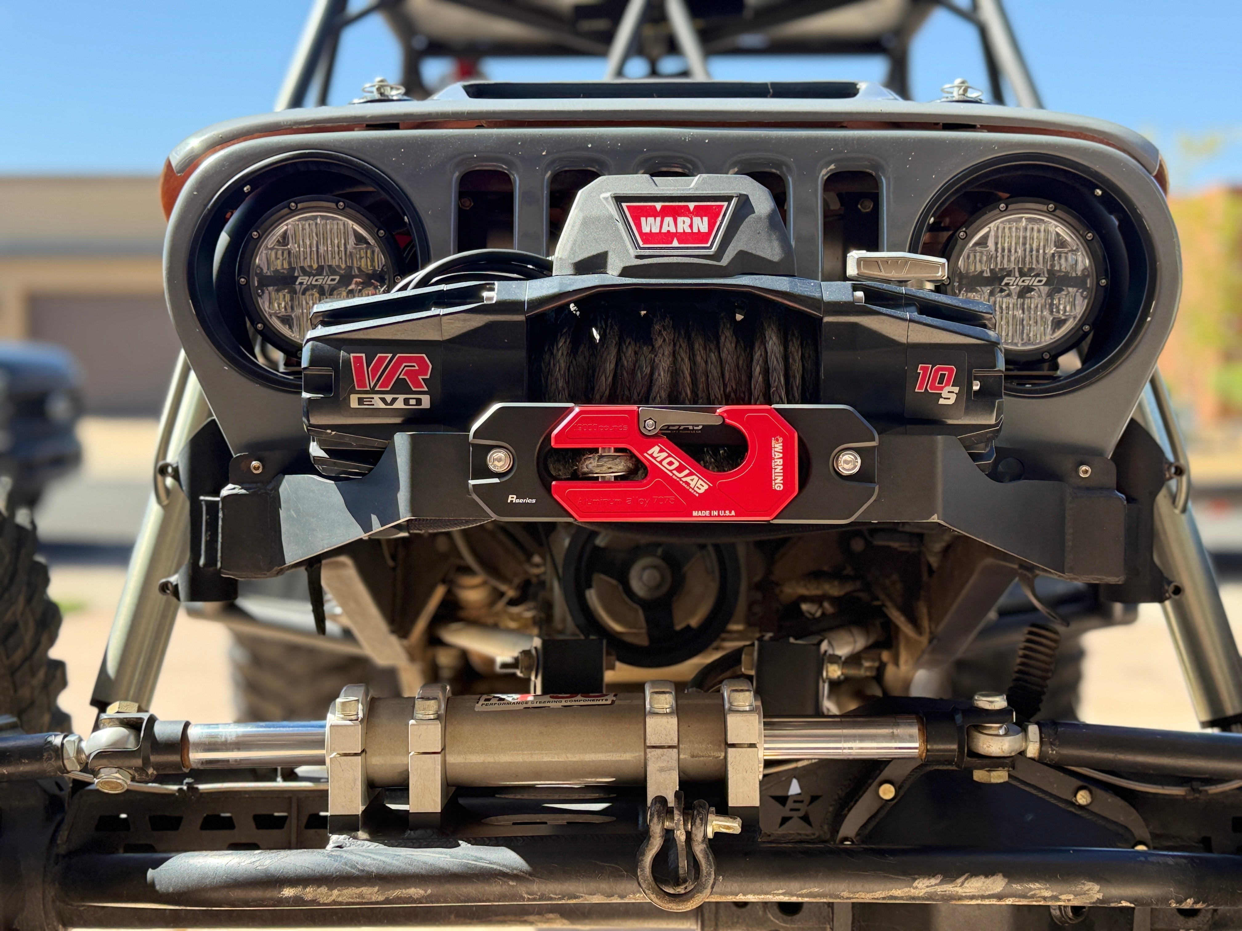 Photo of Aluminum Recessed Winch Shackle with Fairlead Kit, closed latch (LIFE TIME WARRANTY*) by MOJAB OFFROAD - Premium Winches & Winch Mounts for UTVs / Side by Sides