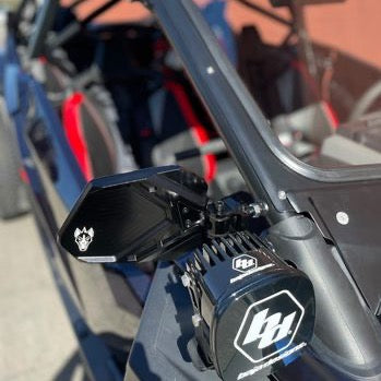 Cuero Pro Side Mirror Bung Mounts - No-Clamp + Pod Light Compatibility (2023)