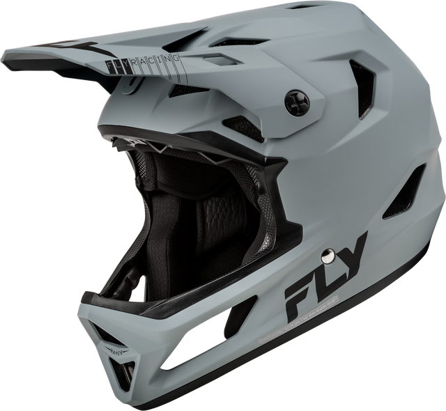 Photo of YOUTH RAYCE BICYCLE HELMET MATTE GREY YM by FLY RACING - Premium Helmets for UTVs / Side by Sides
