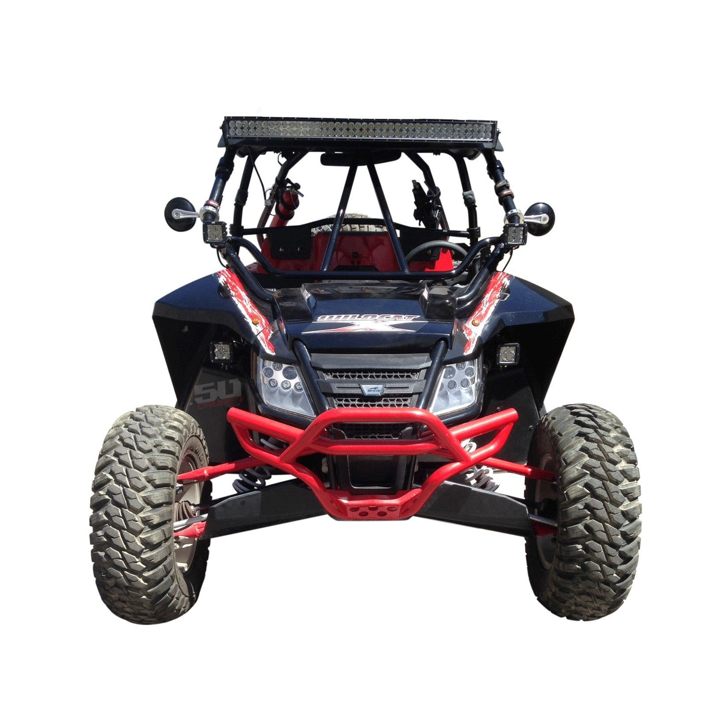 50 Caliber Racing Arctic Cat Wildcat 40" LED Light Bar Mounts by 50 Caliber Racing