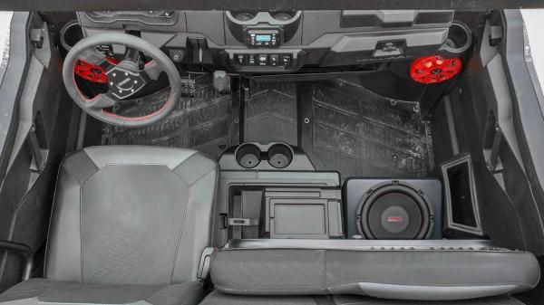 Photo of SSV Works - 2018-2025 Polaris Ranger XP1000 Underseat 10" Subwoofer by SSV Works - Premium for UTVs / Side by Sides