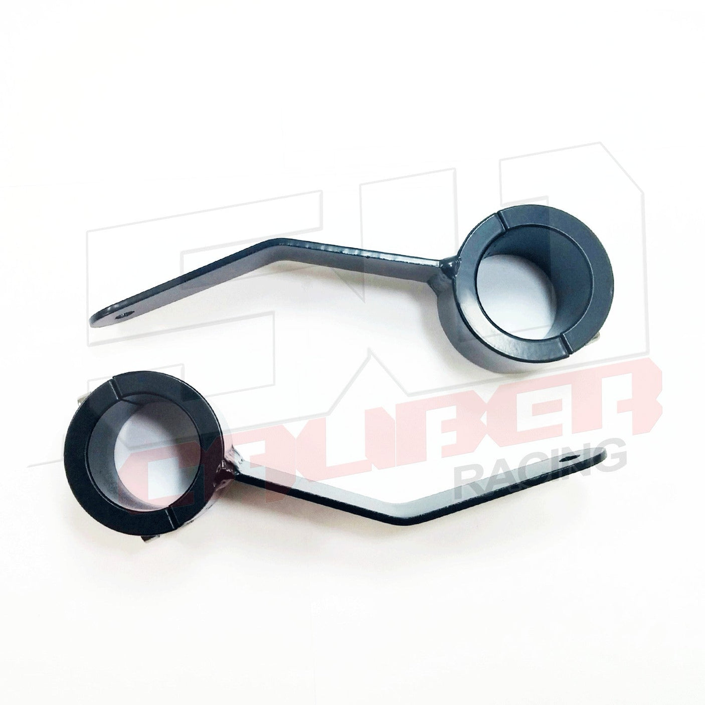 50 Caliber Racing Polaris RZR XP1000 & S900 40" Radius Light Bar Brow Mount Brackets - 1/8" Steel + Lifetime Warranty (2