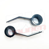 50 Caliber Racing Polaris RZR XP1000 & S900 40" Radius Light Bar Brow Mount Brackets - 1/8" Steel + Lifetime Warranty (2