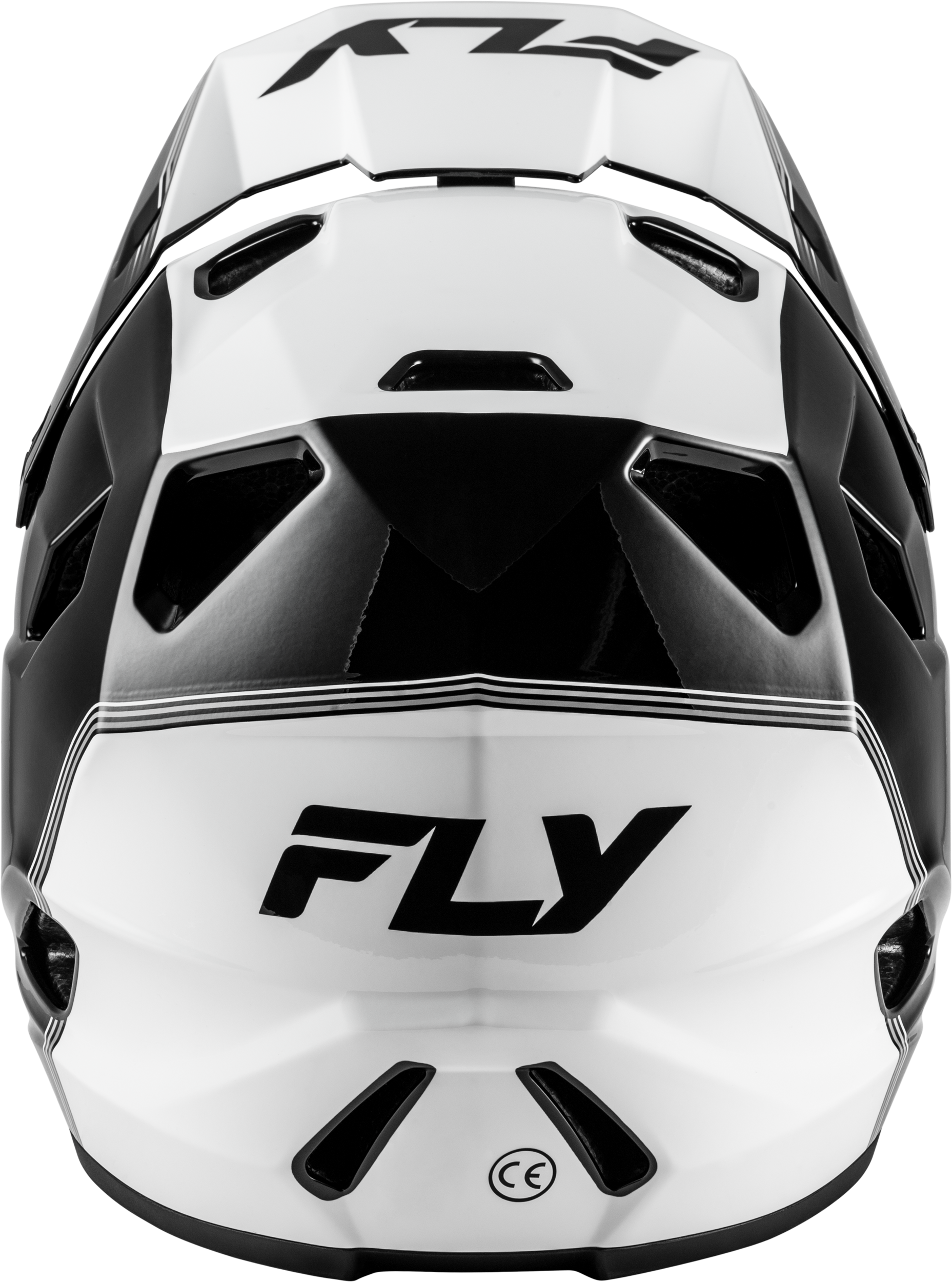 Photo of YTH RAYCE REPEAT BICYCLE HLMT BLACK/WHITE YM by FLY RACING - Premium Helmets for UTVs / Side by Sides