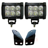 A-Pillar Pod Light Mount Brackets for Arctic Cat Wildcat
