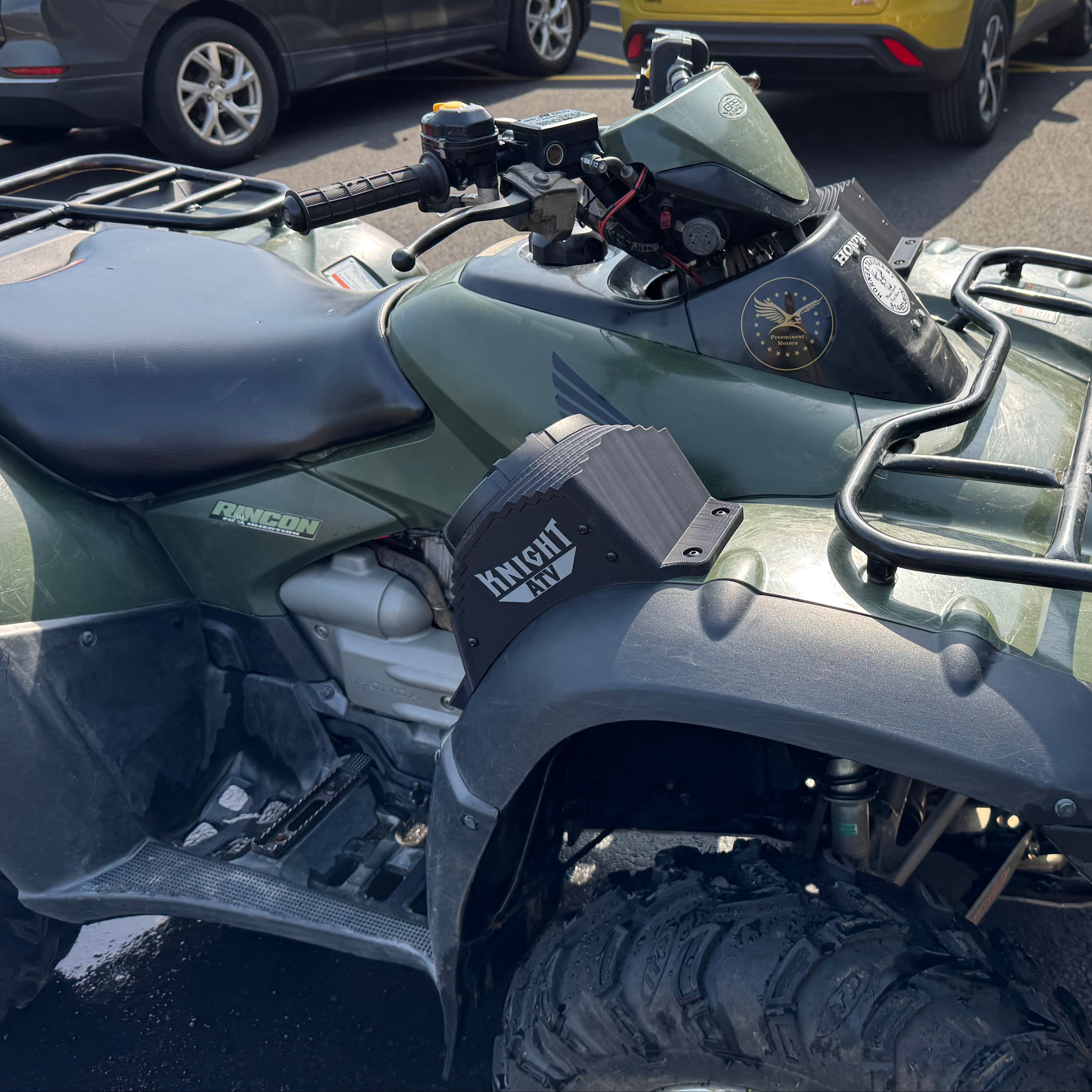 Photo of Honda Rincon Fender Speaker Housings Only by Knight ATV - Premium Audio for UTVs / Side by Sides