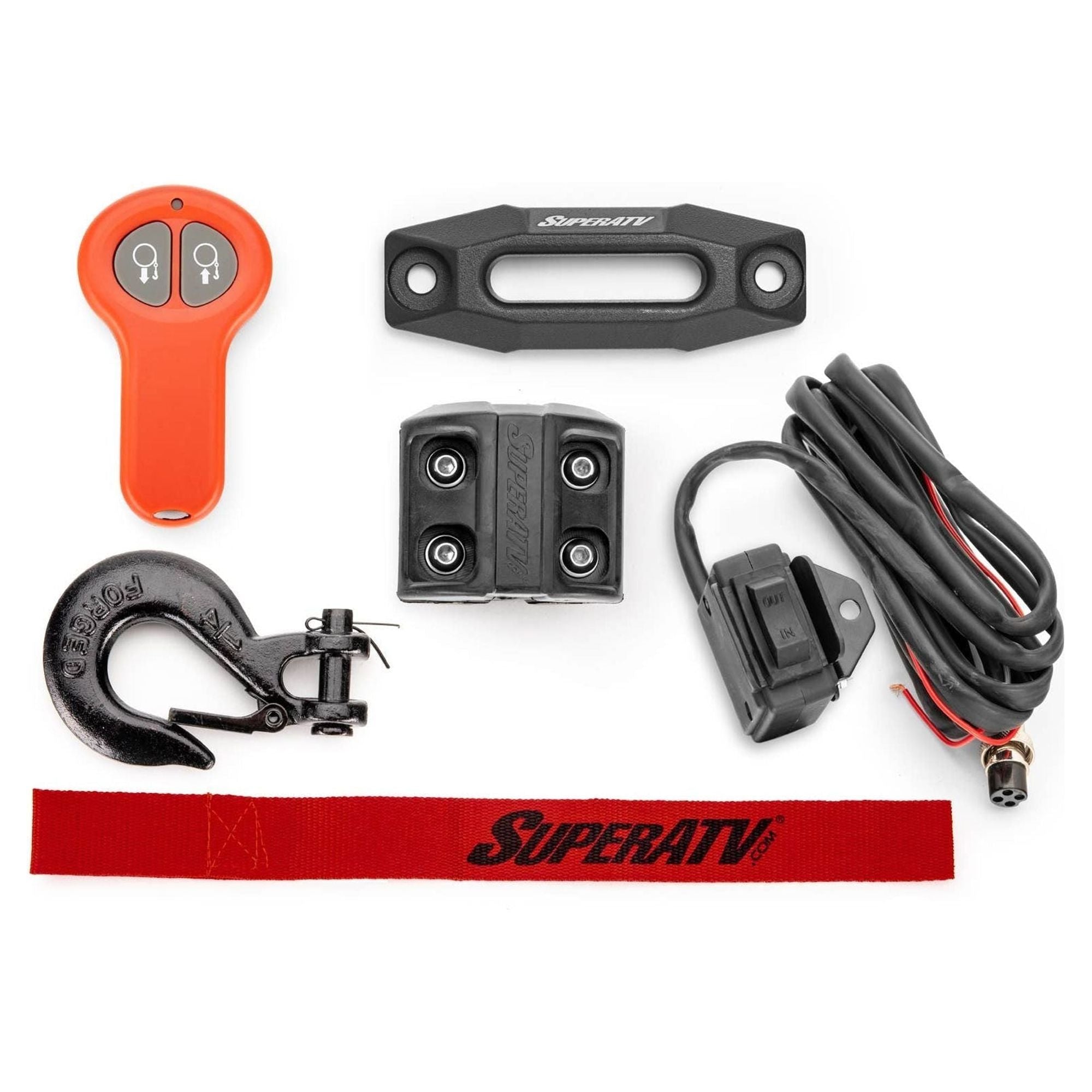 Photo of 3500 LB. Winch with Wireless Remote & Synthetic Rope by SuperATV - Premium Winches & Winch Mounts for UTVs / Side by Sides