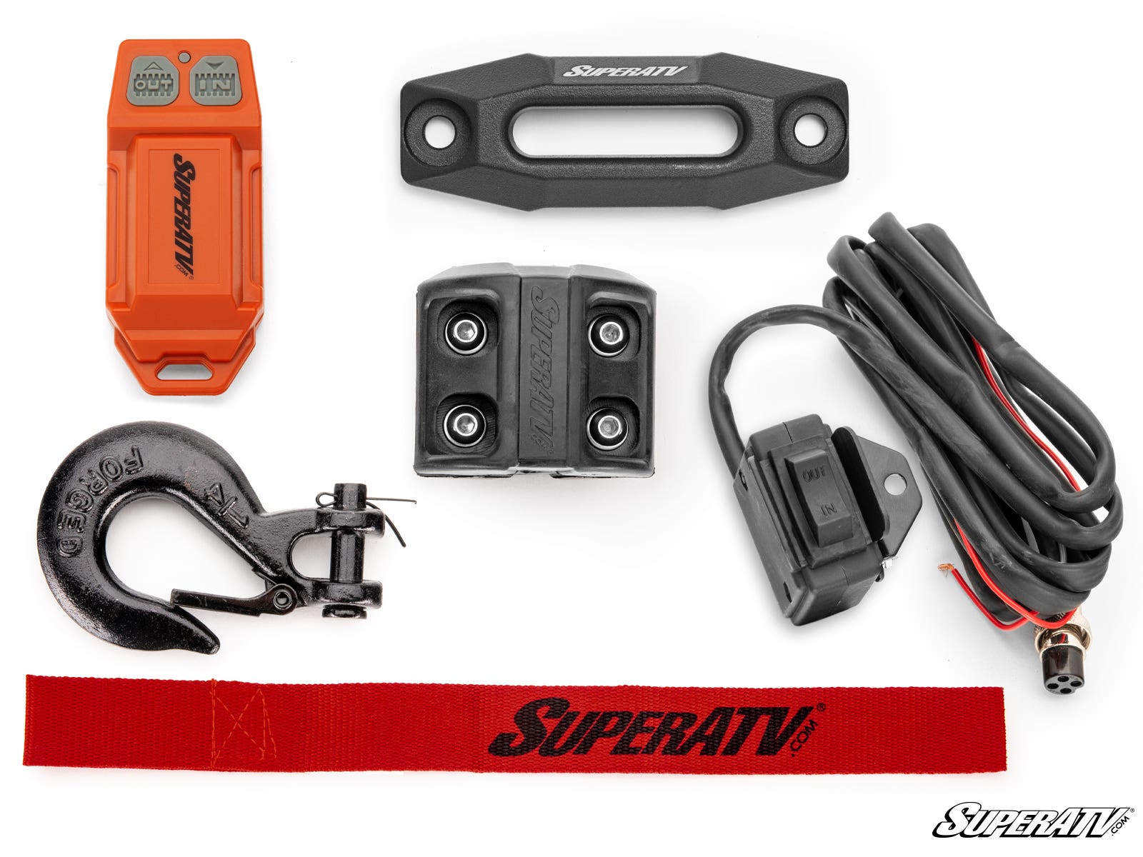 Photo of SuperATV 3500 Lb. UTV/ATV Winch (With Wireless Remote & Synthetic Rope) by SuperATV - Premium Winches & Winch Mounts for UTVs / Side by Sides