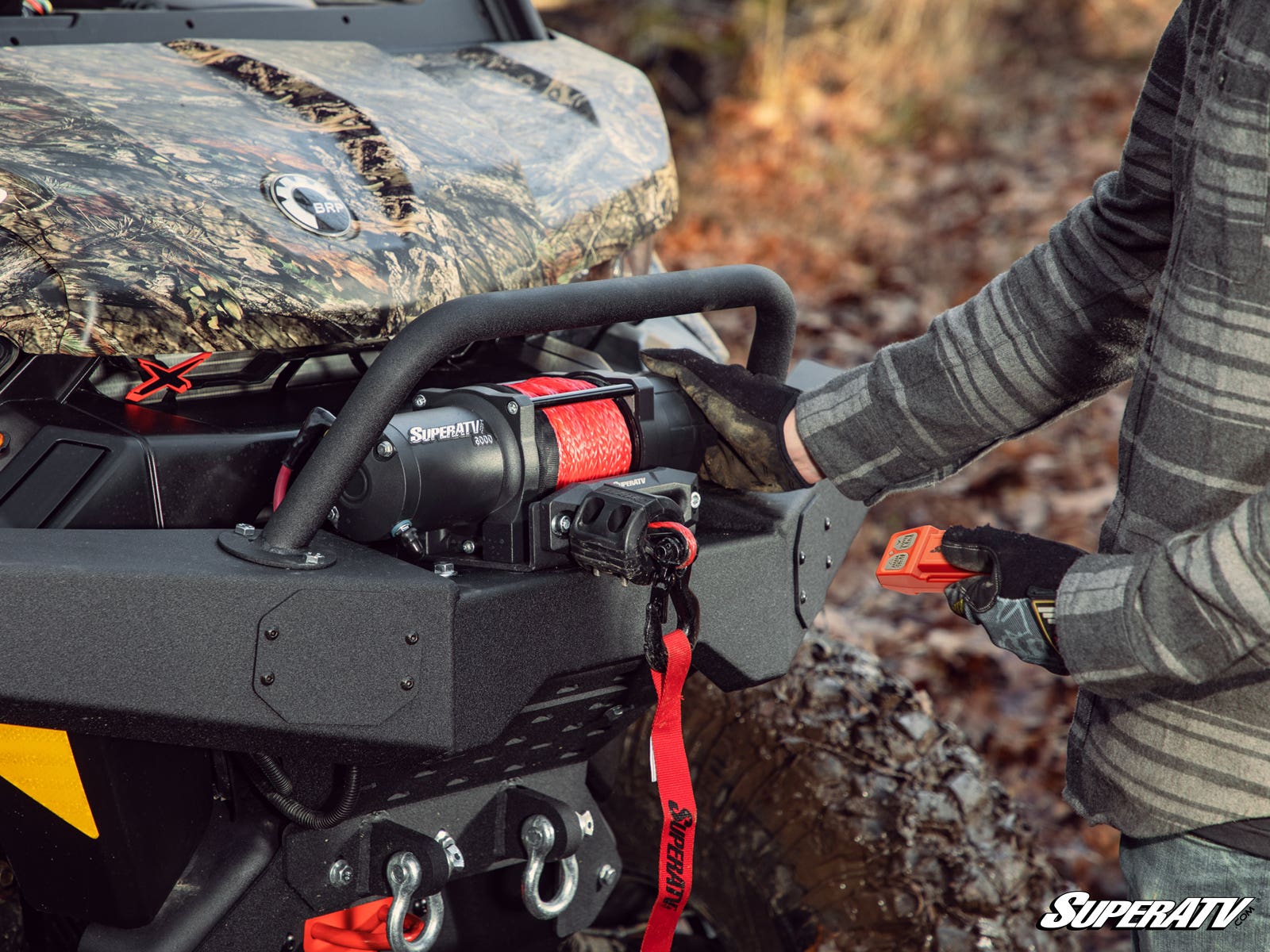 Photo of SuperATV 3500 Lb. UTV/ATV Winch (With Wireless Remote & Synthetic Rope) by SuperATV - Premium Winches & Winch Mounts for UTVs / Side by Sides
