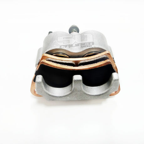 Replacement Dual Piston Brake Caliper with Pads for Polaris RZR