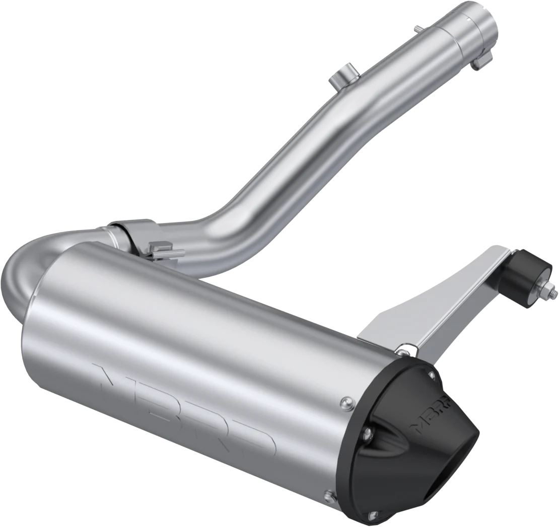 Photo of MBRP 5 Inch Single Slip-On Performance Series Exhaust for RZR XP 1000 and Maverick R by MBRP - Premium Exhaust for UTVs / Side by Sides