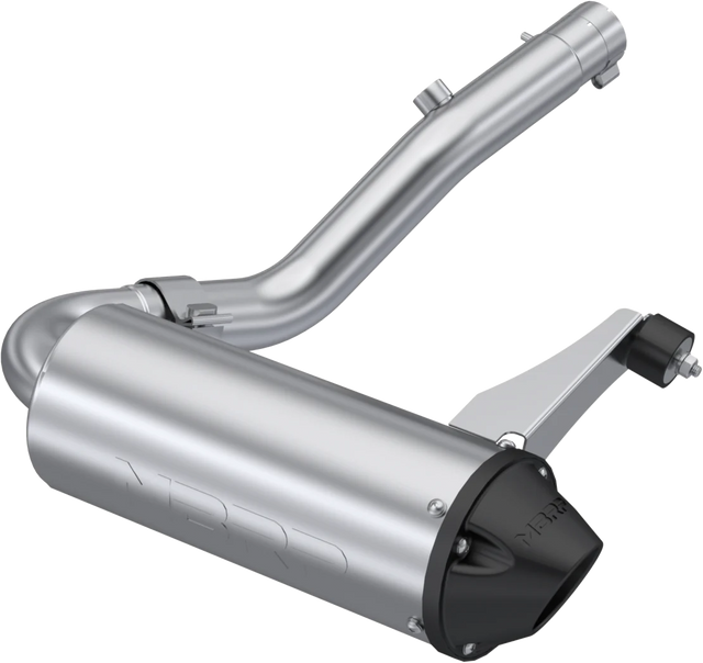 Photo of MBRP 5 Inch Single Slip-On Performance Series Exhaust for RZR XP 1000 and Maverick R by MBRP - Premium Exhaust for UTVs / Side by Sides