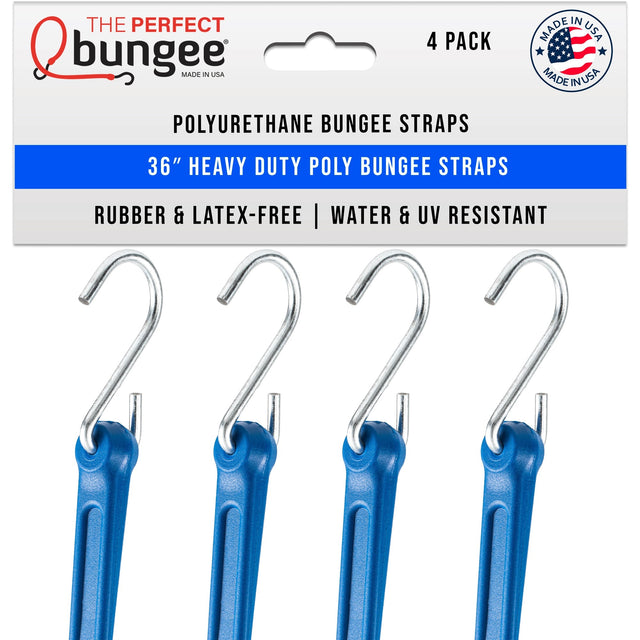 Photo of 36" Heavy Duty Poly Bungee Strap 4 Pack by ShockStrap - Premium for UTVs / Side by Sides