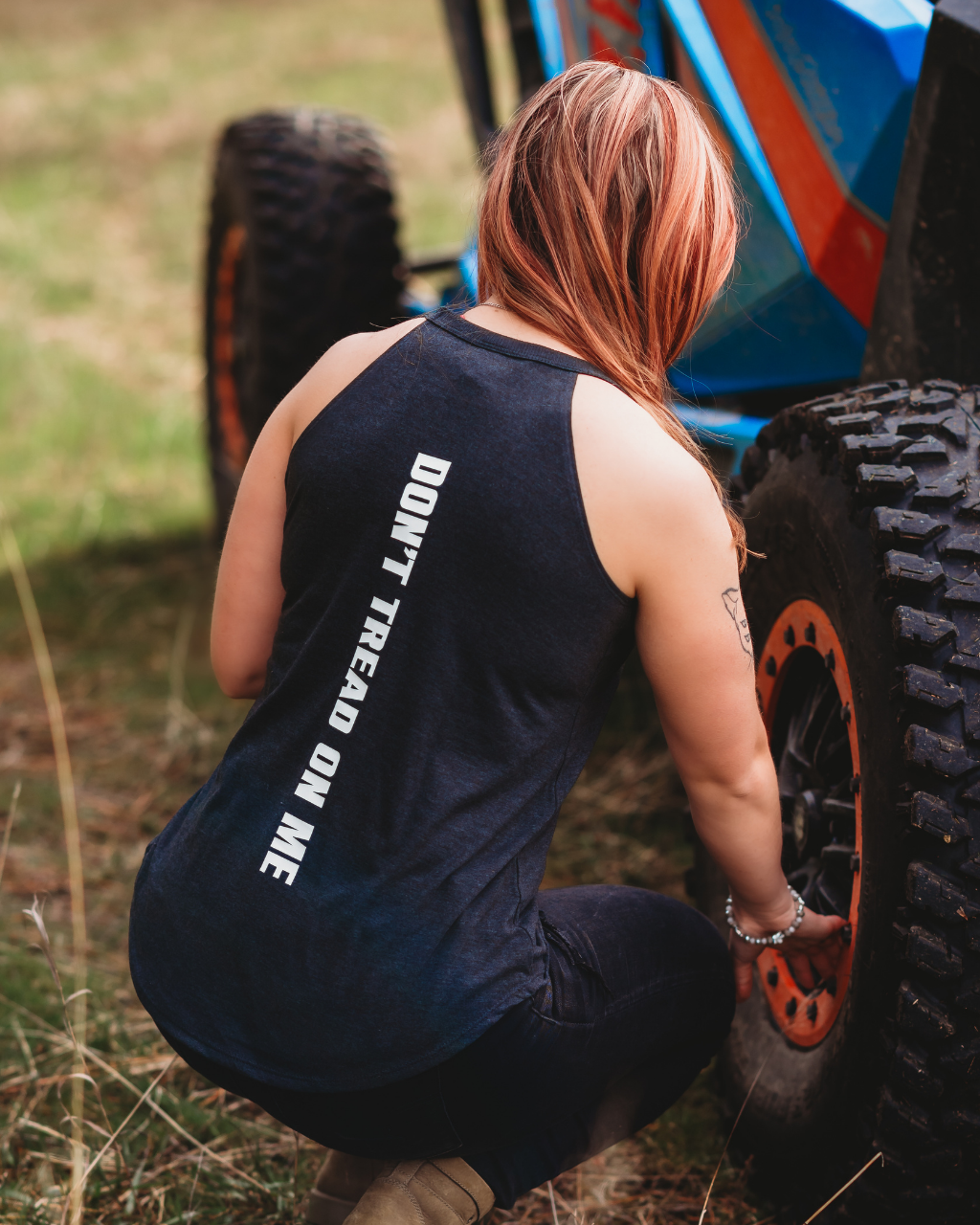Photo of America Tank by OFF-ROAD VIXENS CLOTHING CO. - Premium Ladies Tanks for UTVs / Side by Sides