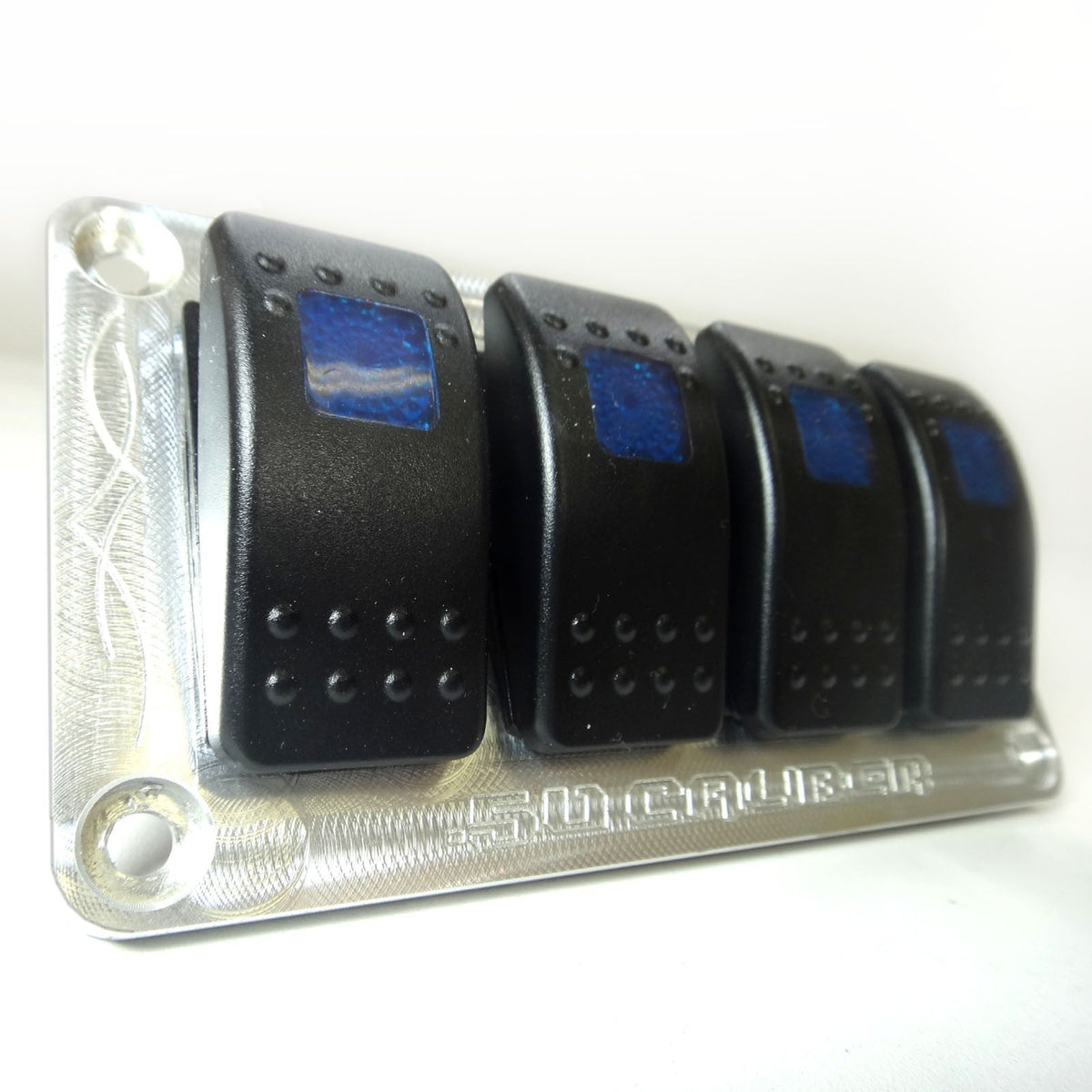 50 Caliber Racing Universal Dash Panel With Switches