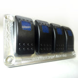 50 Caliber Racing Universal Dash Panel With Switches