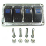 50 Caliber Racing Universal Dash Panel With Switches