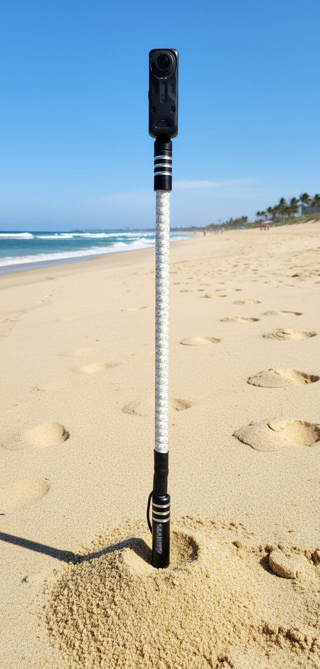 Photo of 2ft Insta 360 Go Pro Camera Mount Whip by Marshin Whips - Premium for UTVs / Side by Sides