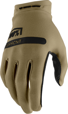 100% Ridecamp Riding Gloves - Grey, XL