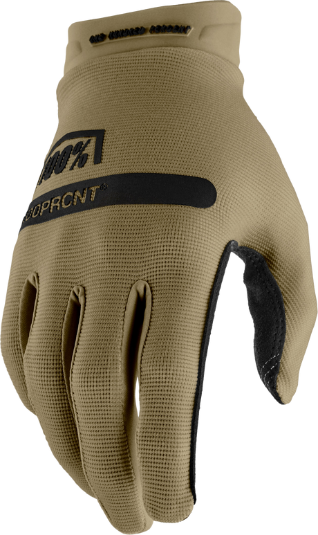 100% Ridecamp Riding Gloves - Grey, XL
