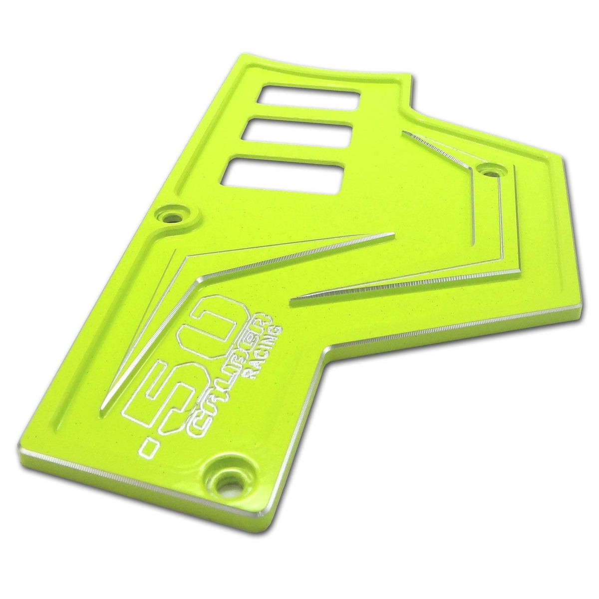 50 Caliber Racing Polaris RZR XP1000 6 Switch Billet Dash Panel - CNC 6061 Aluminum + 4 Illuminated Switches (Lime Squee