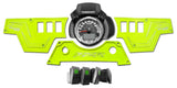 3-Piece Billet Aluminum Dash Panel Kit for RZR XP 1000 (Lime Squeeze)