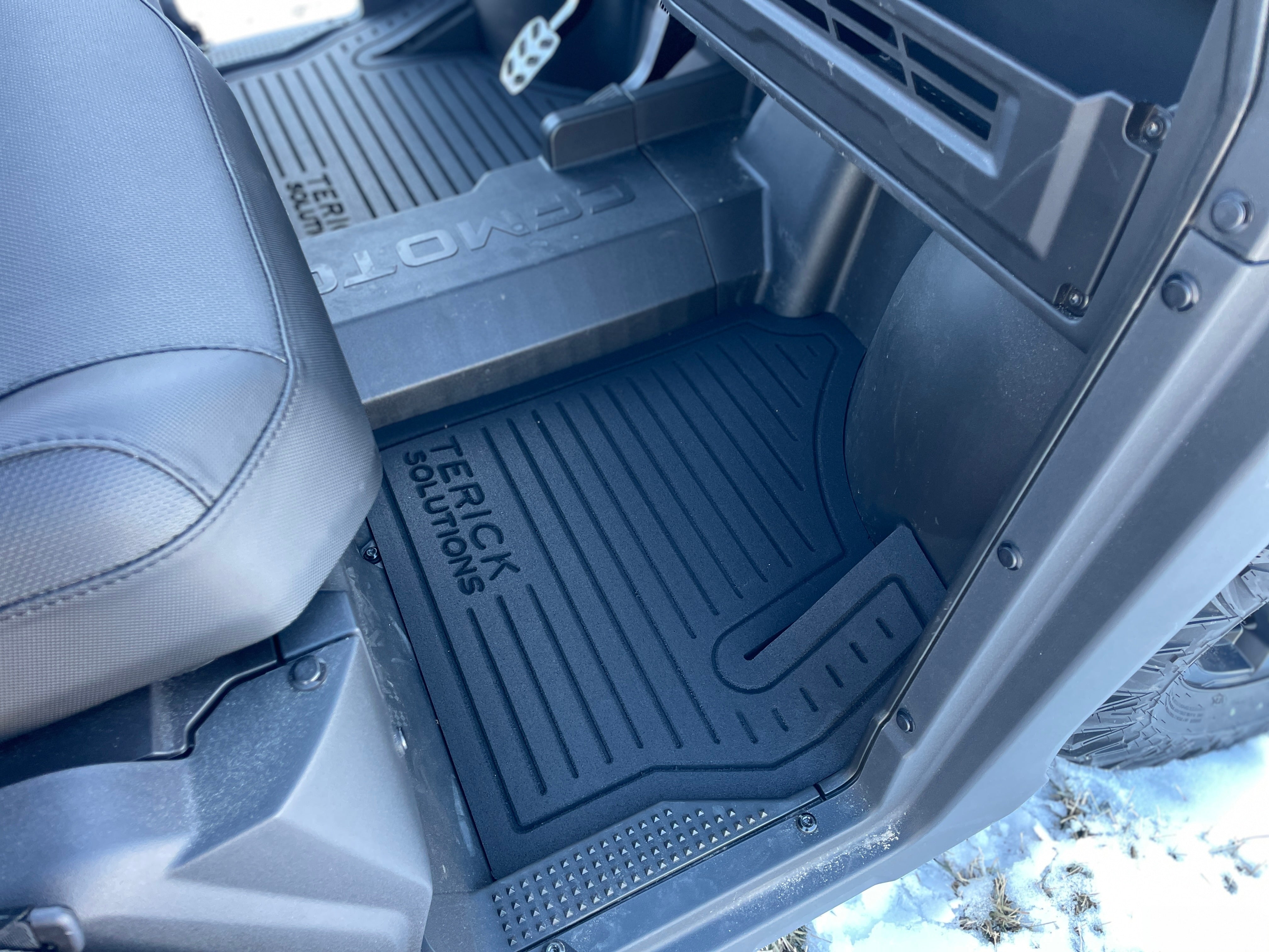 Photo of CFMOTO UFORCE 600 Rubber Floor Mats by Terick Solutions - Premium UTV Rubber floor mats for UTVs / Side by Sides