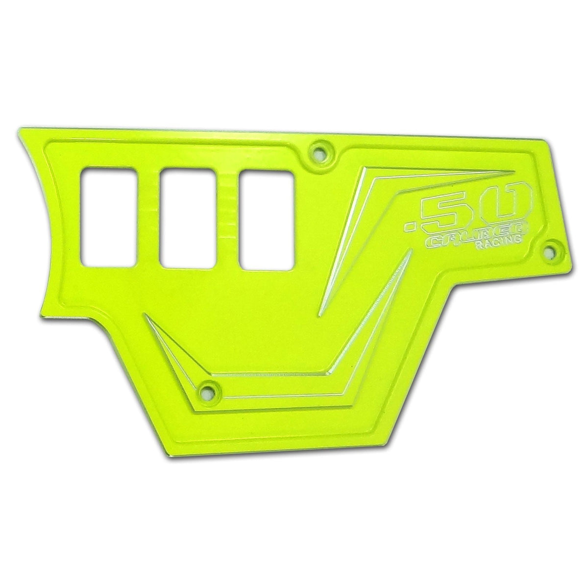 3-Piece Billet Aluminum Dash Panel Kit for RZR XP 1000 (Lime Squeeze)