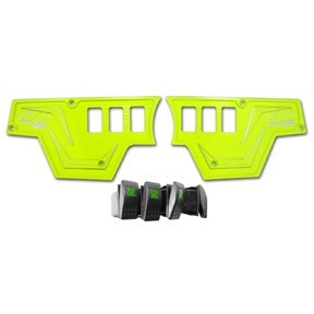 3-Piece Billet Aluminum Dash Panel Kit for RZR XP 1000 (Lime Squeeze)