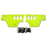 3-Piece Billet Aluminum Dash Panel Kit for RZR XP 1000 (Lime Squeeze)