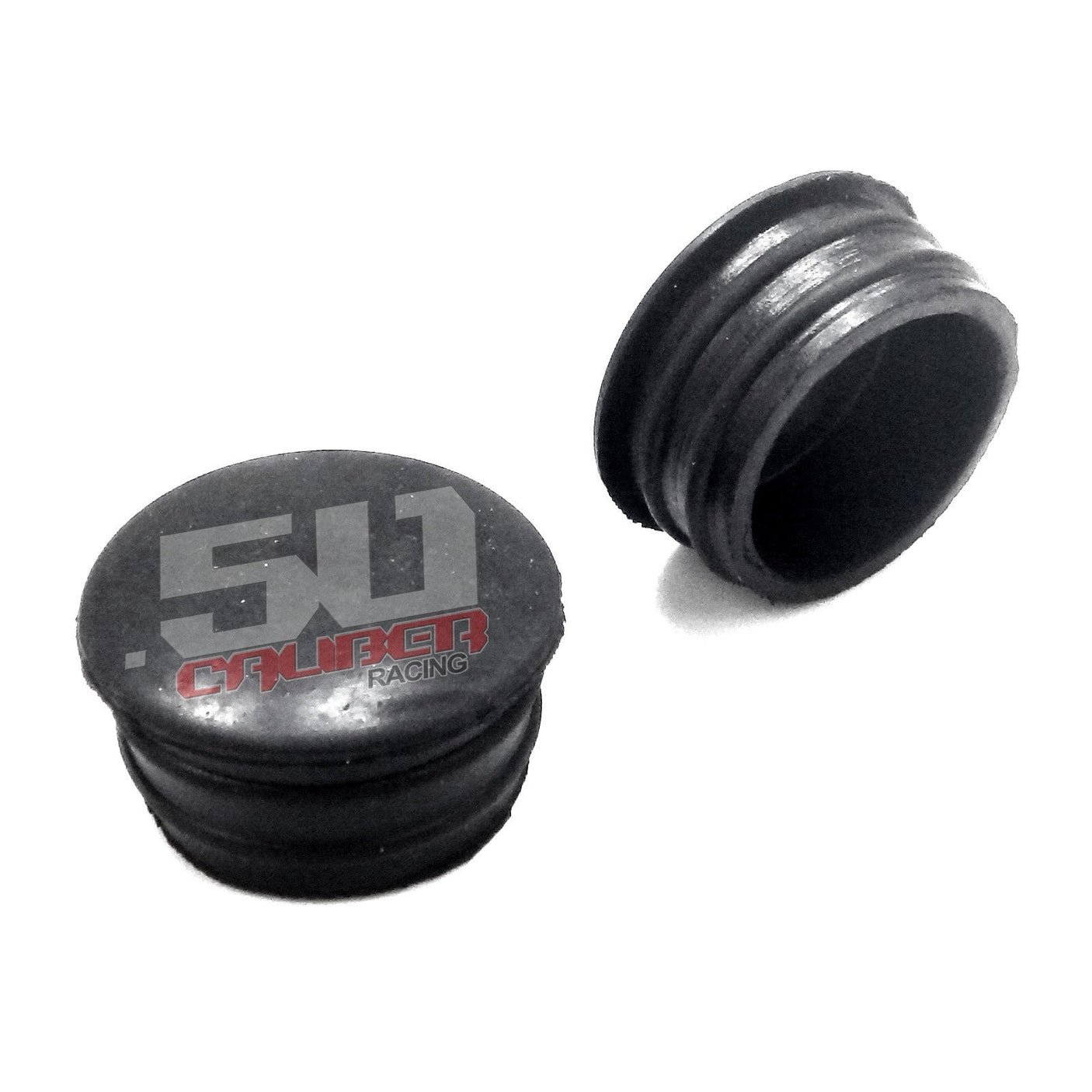 50 Caliber Racing Rubber End Caps - 10 Pack for 1", 1.25", and 1.5" Tubing (Roll Cage, Fence, Roll Bar)