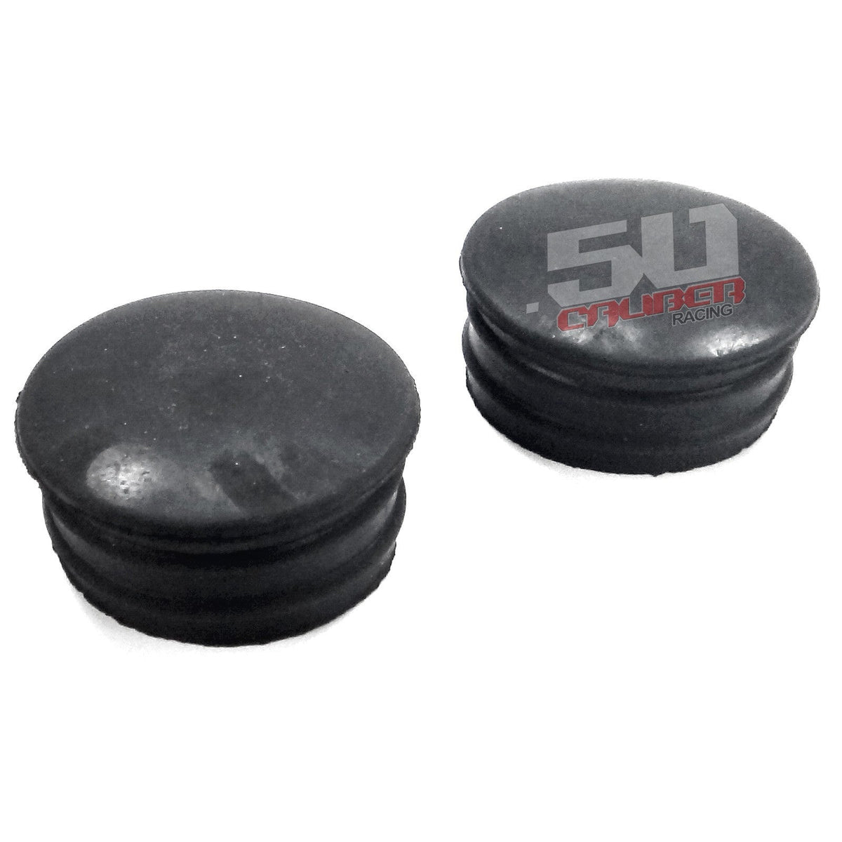 50 Caliber Racing Rubber End Caps - 10 Pack for 1", 1.25", and 1.5" Tubing (Roll Cage, Fence, Roll Bar)