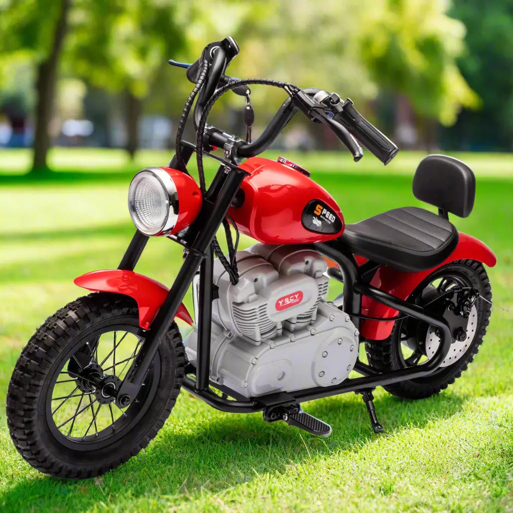 Photo of 36V Freddo E-Chopper, Leather Seat, Rubber Air Wheels, Brushless Motor by Freddo Toys - Premium Ride On Cars for UTVs / Side by Sides