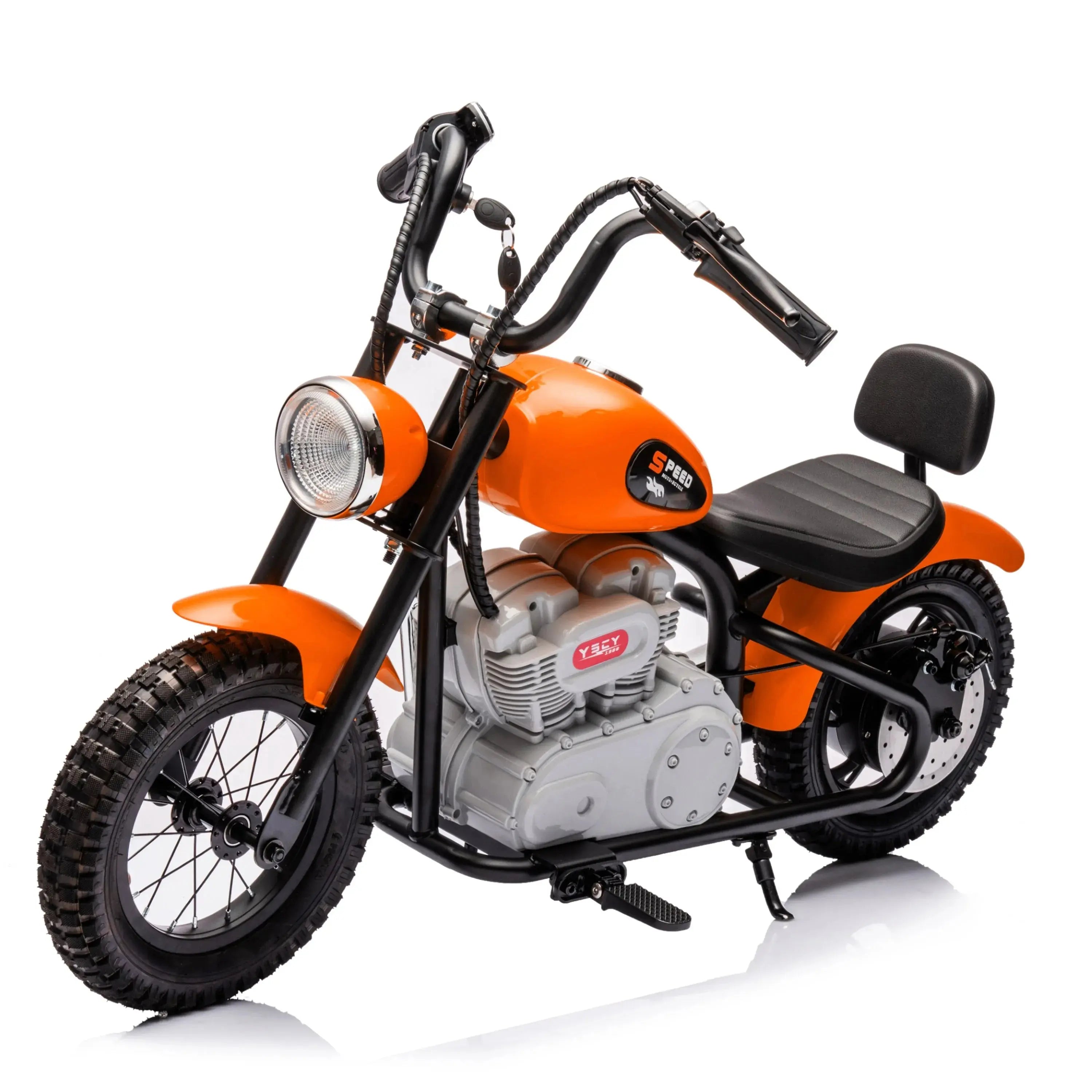Photo of 36V Freddo E-Chopper, Leather Seat, Rubber Air Wheels, Brushless Motor by Freddo Toys - Premium Ride On Cars for UTVs / Side by Sides