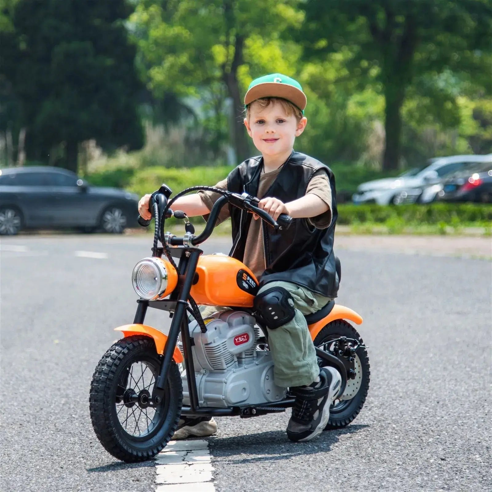 Photo of 36V Freddo E-Chopper, Leather Seat, Rubber Air Wheels, Brushless Motor by Freddo Toys - Premium Ride On Cars for UTVs / Side by Sides