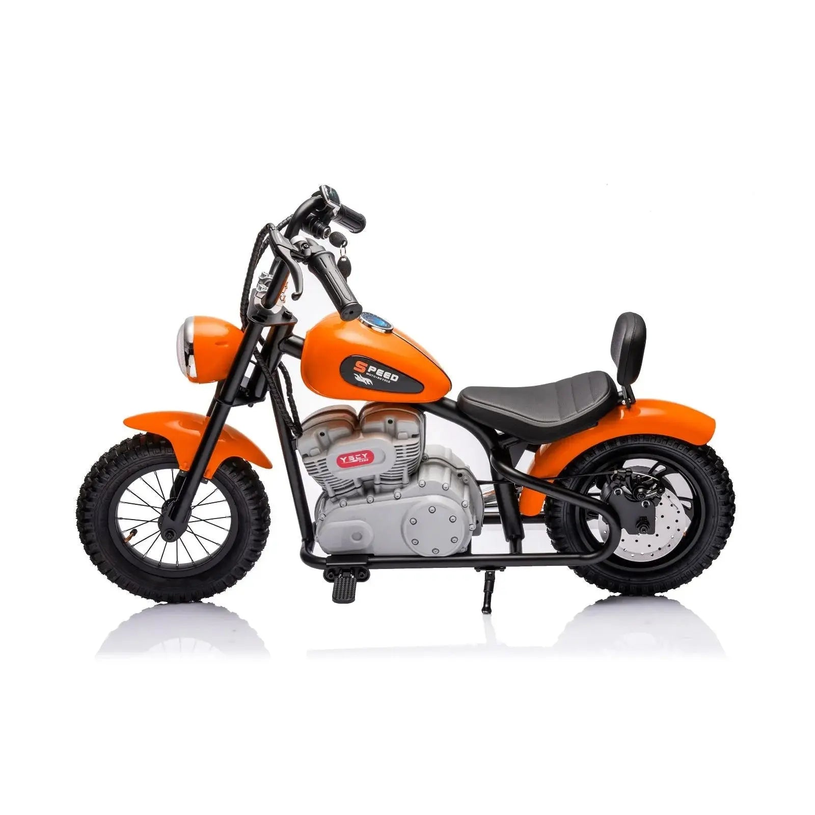 Photo of 36V Freddo E-Chopper, Leather Seat, Rubber Air Wheels, Brushless Motor by Freddo Toys - Premium Ride On Cars for UTVs / Side by Sides