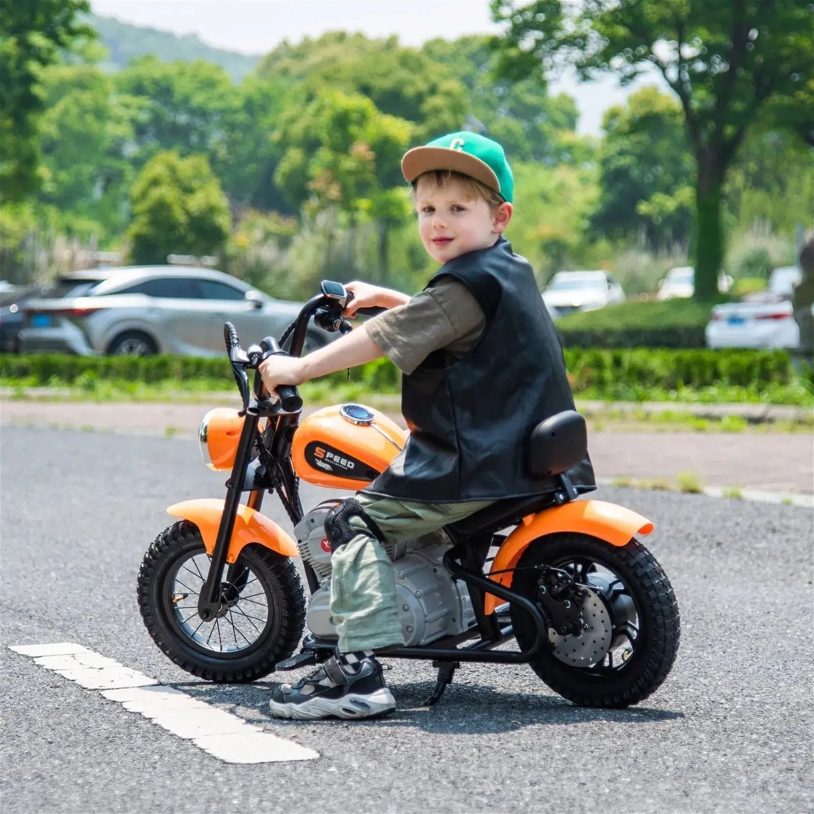 Photo of 36V Freddo E-Chopper, Leather Seat, Rubber Air Wheels, Brushless Motor by Freddo Toys - Premium Ride On Cars for UTVs / Side by Sides