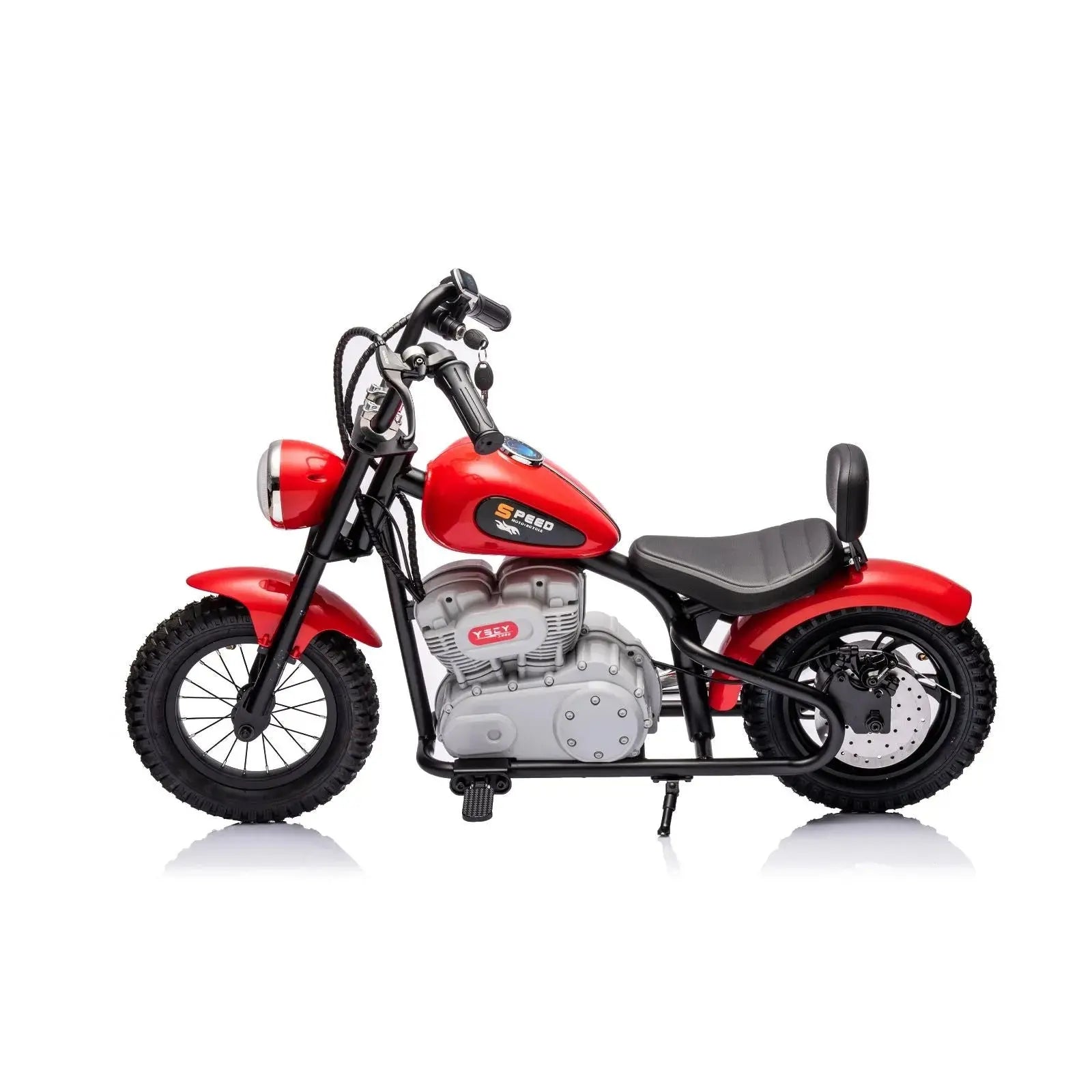Photo of 36V Freddo E-Chopper, Leather Seat, Rubber Air Wheels, Brushless Motor by Freddo Toys - Premium Ride On Cars for UTVs / Side by Sides