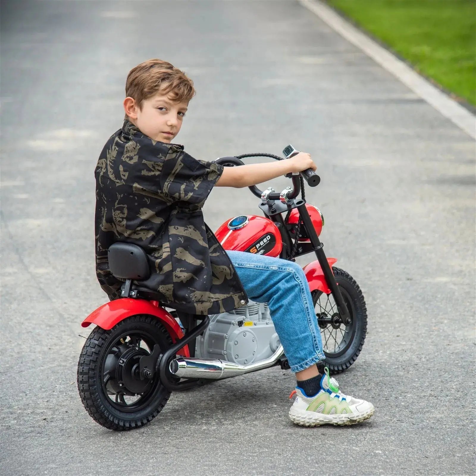 Photo of 36V Freddo E-Chopper, Leather Seat, Rubber Air Wheels, Brushless Motor by Freddo Toys - Premium Ride On Cars for UTVs / Side by Sides