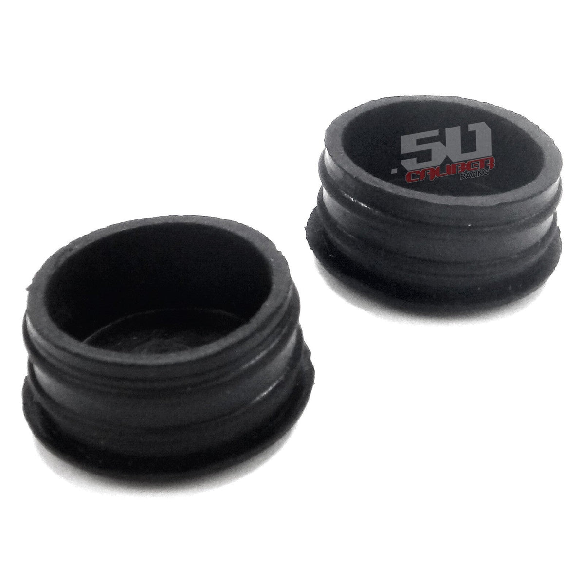 50 Caliber Racing Rubber End Caps - 10 Pack for 1", 1.25", and 1.5" Tubing (Roll Cage, Fence, Roll Bar)