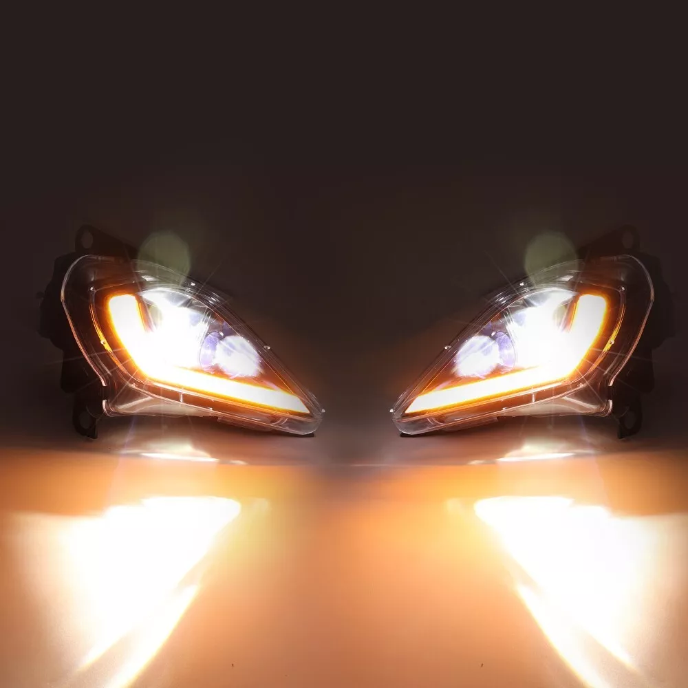 Photo of LED Headlights Set for 2006-2024 YAMAHA YFZ 450 RAPTOR 350 700 700R by Kemimoto - Premium for UTVs / Side by Sides