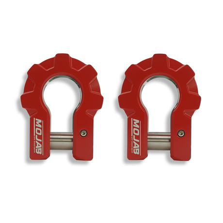 3/4'' Extreme duty Aluminum D-Shackle set (9T)-Ceramic coated (LIFETIME WARRANTY*)