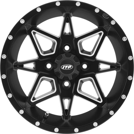 Photo of TORNADO 14X7 4/110 5+2 M.BLK/MAC by ITP - Premium Wheels for UTVs / Side by Sides