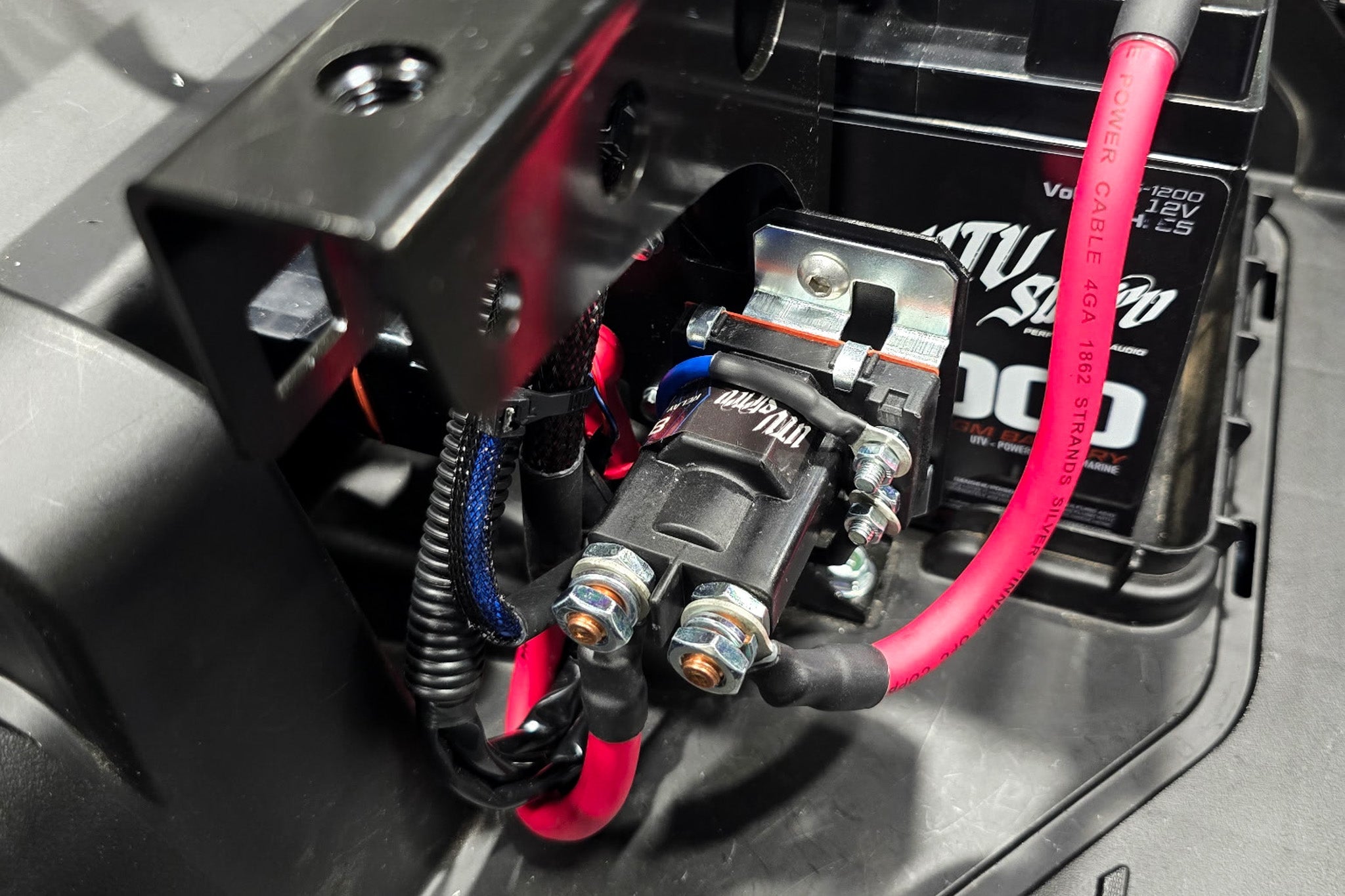 Photo of Kawasaki Teryx H2 2nd Battery Kit | UTVS-H2-2BATT-KIT by UTV Stereo - Premium for UTVs / Side by Sides