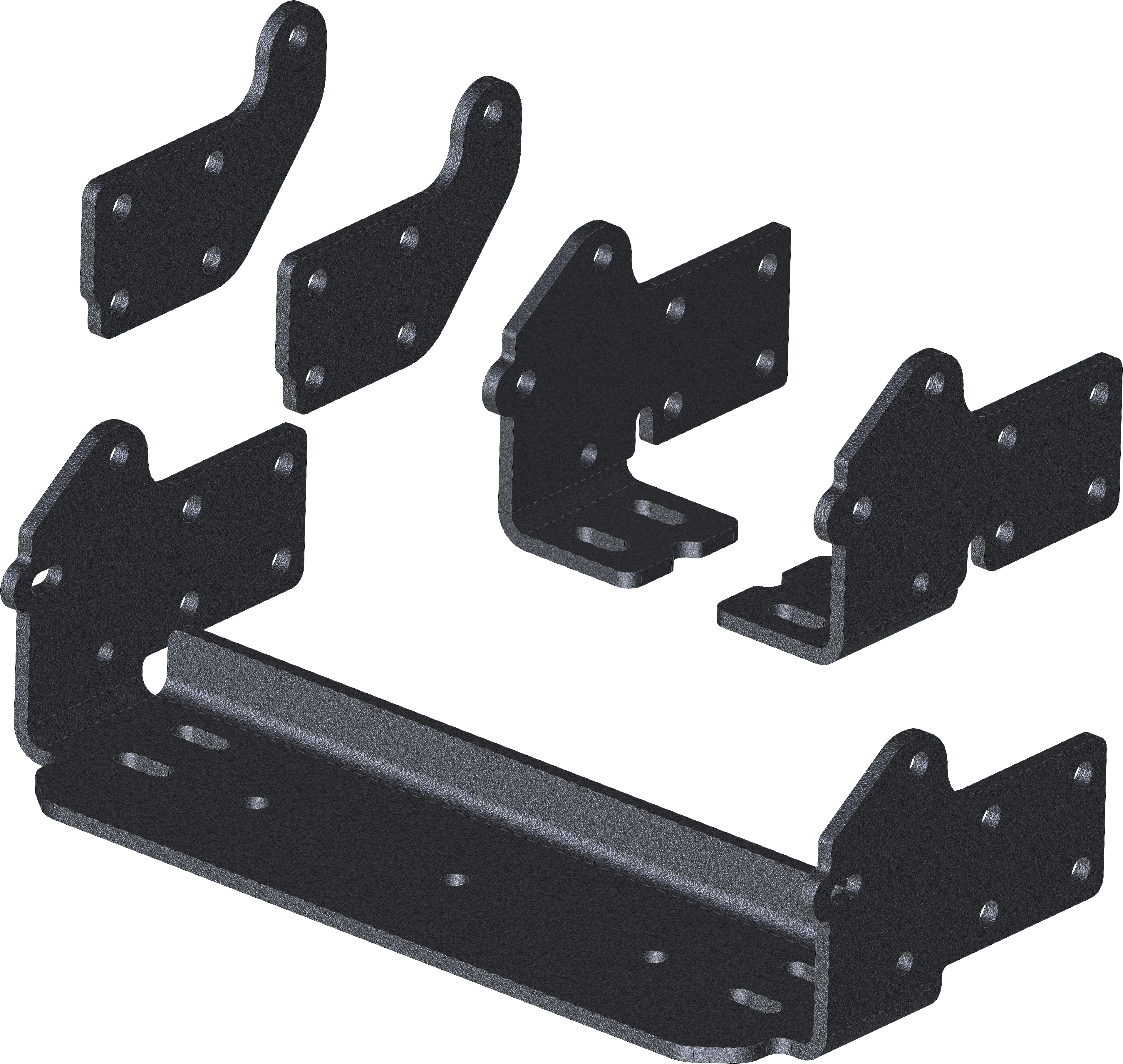 Photo of KFI ATV 5.4" PUSH TUBE EXTENSION KIT by KFI - Premium Snow Plows & Mounts for UTVs / Side by Sides
