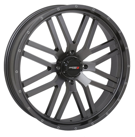Photo of ST3 WHEEL 24X7 4+2.5 (+10MM) 4/137 MATTE GUNMETAL GREY by SYSTEM 3 - Premium Wheels for UTVs / Side by Sides