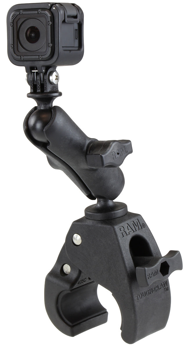 Photo of UNPKD RAM TOUGH-CLAW W/ GO PRO BASE by RAM - Premium Accessories for UTVs / Side by Sides